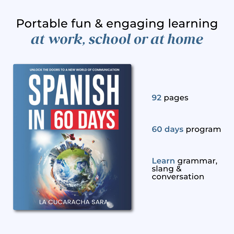 Spanish in 60 Days: Learning Workbook