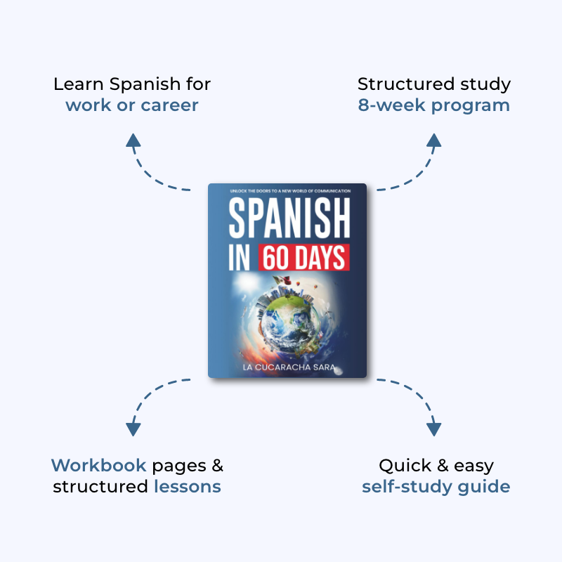 Spanish in 60 Days: Learning Workbook