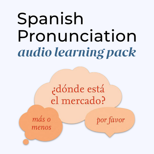 Spanish Audio Pronunciation Pack